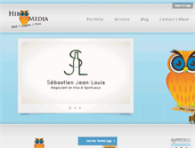 Tablet Screenshot of hiboomedia.com